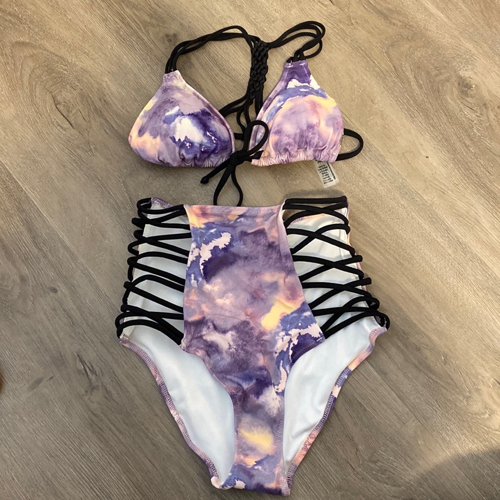 Pink bikini set